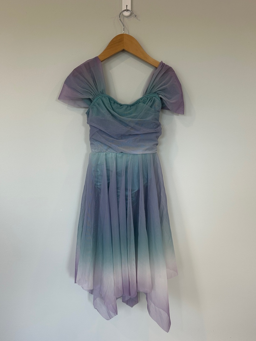 Weissman Skating/Dance Costumer Blue/Purple Ombre Tulle Size: SC